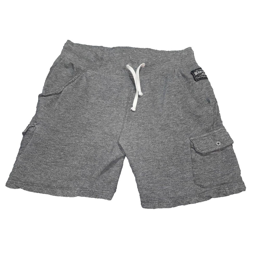 Broken Threads pull on Cotton shorts heather grey small womans
